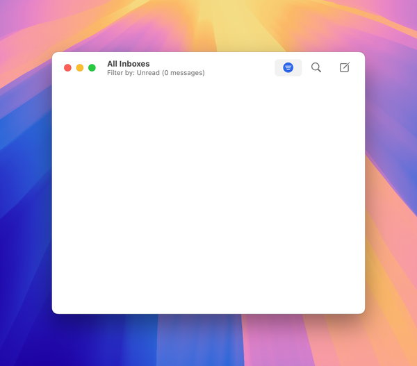 Minimalist Apple Mail